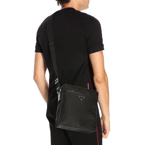 prada manbag|Prada shoulder bags men's.